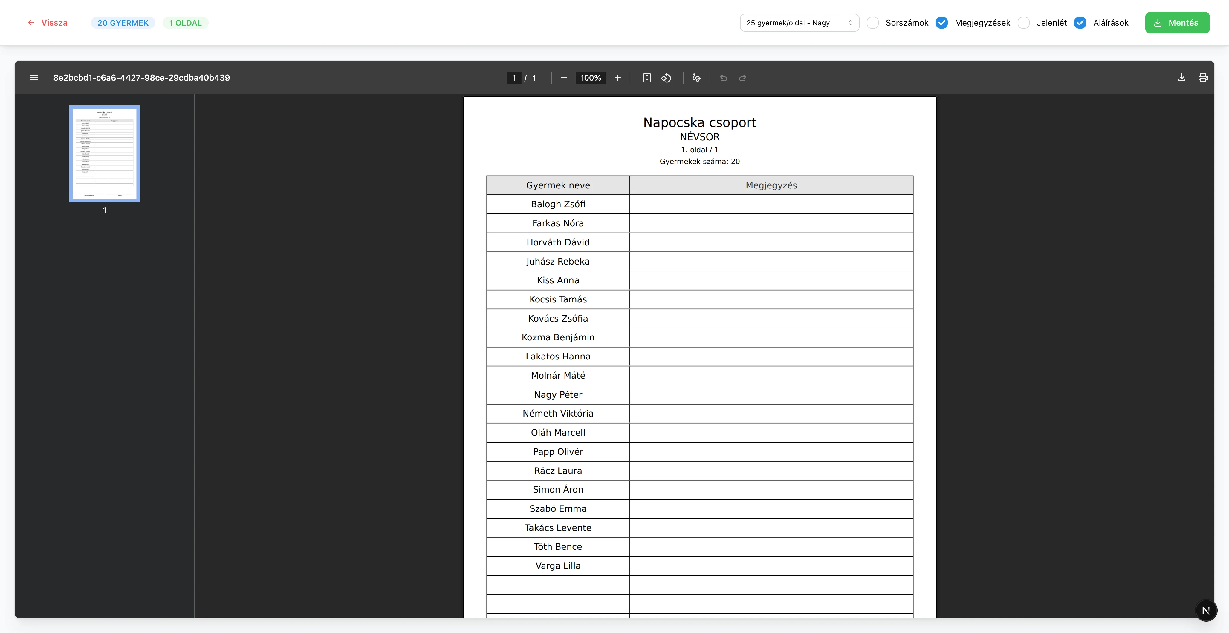 Kindergarten Manager screenshot 3